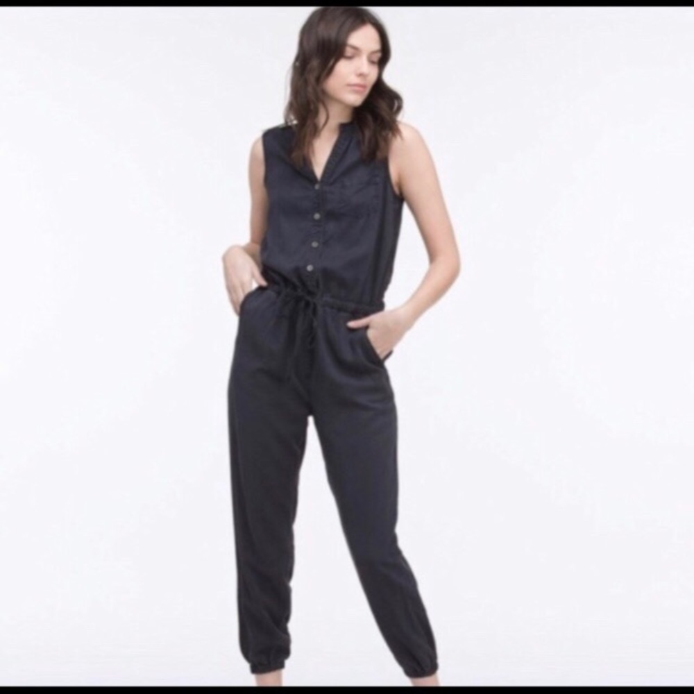 AG The Francis Draw String Jumpsuit Sulfur Nights
